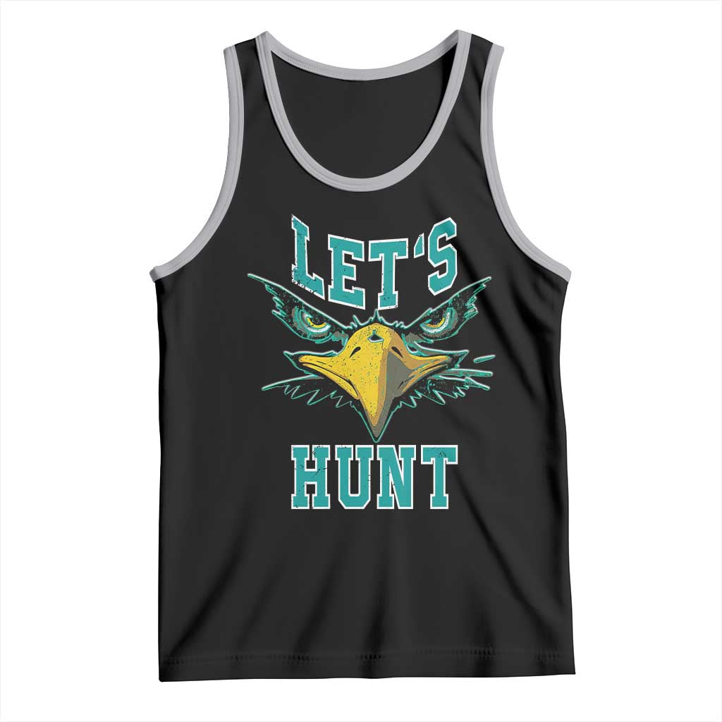 Eagles Inspirational Tank Top Green Birds Let's Hunt TS02 Black Athletic Heather Print Your Wear