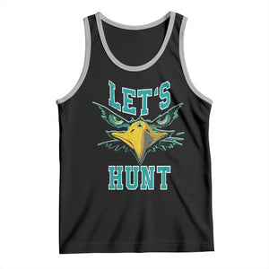 Eagles Inspirational Tank Top Green Birds Let's Hunt TS02 Black Athletic Heather Print Your Wear