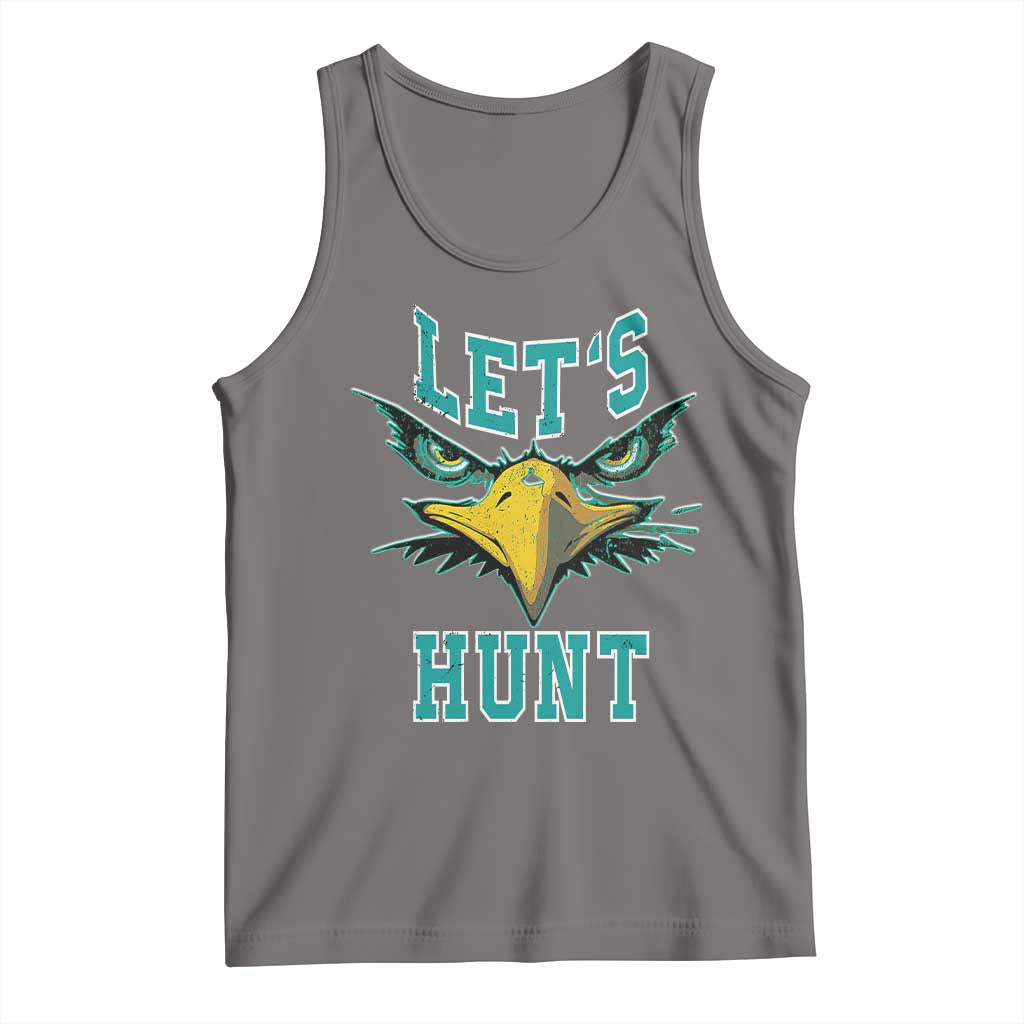 Eagles Inspirational Tank Top Green Birds Let's Hunt TS02 Deep Heather Print Your Wear