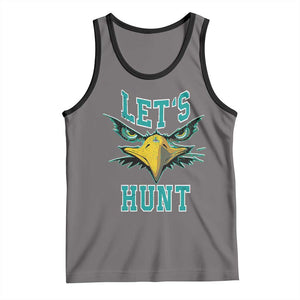 Eagles Inspirational Tank Top Green Birds Let's Hunt TS02 Deep Heather Black Print Your Wear