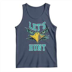 Eagles Inspirational Tank Top Green Birds Let's Hunt TS02 Navy Print Your Wear