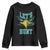 Eagles Inspirational Youth Sweatshirt Green Birds Let's Hunt TS02 Black Print Your Wear