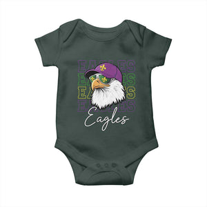 Mardi Gras Eagles Baby Onesie 2025 Champs NOLA Louisiana TS02 Print Your Wear