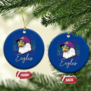 Mardi Gras Eagles Ceramic Ornament 2025 Champs NOLA Louisiana TS02 1pc Blue Print Your Wear