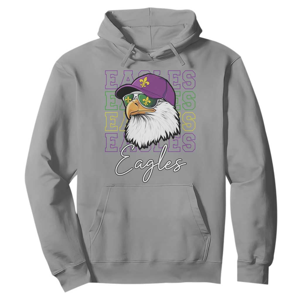 Mardi Gras Eagles Hoodie 2025 Champs NOLA Louisiana TS02 Sport Gray Print Your Wear
