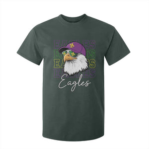Mardi Gras Eagles T Shirt For Kid 2025 Champs NOLA Louisiana TS02 Dark Forest Green Print Your Wear