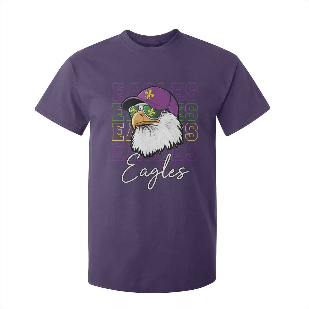Mardi Gras Eagles T Shirt For Kid 2025 Champs NOLA Louisiana TS02 Purple Print Your Wear