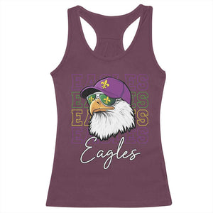 Mardi Gras Eagles Racerback Tank Top 2025 Champs NOLA Louisiana TS02 Maroon Print Your Wear