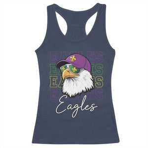Mardi Gras Eagles Racerback Tank Top 2025 Champs NOLA Louisiana TS02 Navy Print Your Wear