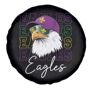Mardi Gras Eagles Spare Tire Cover 2025 Champs NOLA Louisiana TS02 Print Your Wear