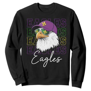 Mardi Gras Eagles Sweatshirt 2025 Champs NOLA Louisiana TS02 Black Print Your Wear