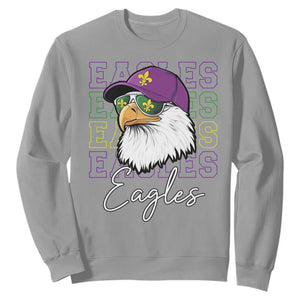 Mardi Gras Eagles Sweatshirt 2025 Champs NOLA Louisiana TS02 Sport Gray Print Your Wear