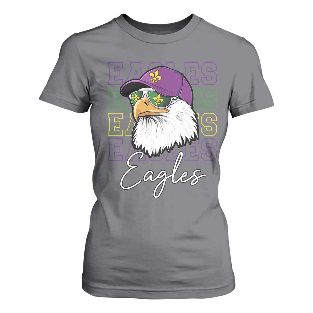 Mardi Gras Eagles T Shirt For Women 2025 Champs NOLA Louisiana TS02 Charcoal Print Your Wear