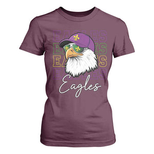 Mardi Gras Eagles T Shirt For Women 2025 Champs NOLA Louisiana TS02 Maroon Print Your Wear
