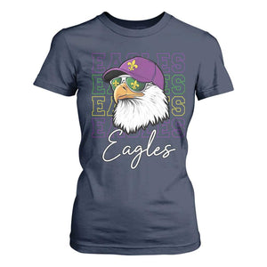 Mardi Gras Eagles T Shirt For Women 2025 Champs NOLA Louisiana TS02 Navy Print Your Wear