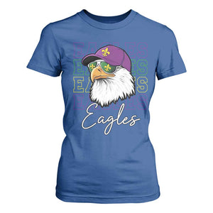 Mardi Gras Eagles T Shirt For Women 2025 Champs NOLA Louisiana TS02 Royal Blue Print Your Wear