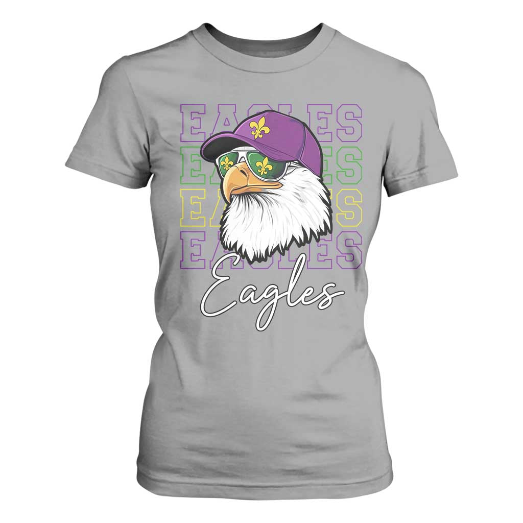 Mardi Gras Eagles T Shirt For Women 2025 Champs NOLA Louisiana TS02 Sport Gray Print Your Wear