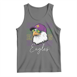 Mardi Gras Eagles Tank Top 2025 Champs NOLA Louisiana TS02 Black Heather Print Your Wear