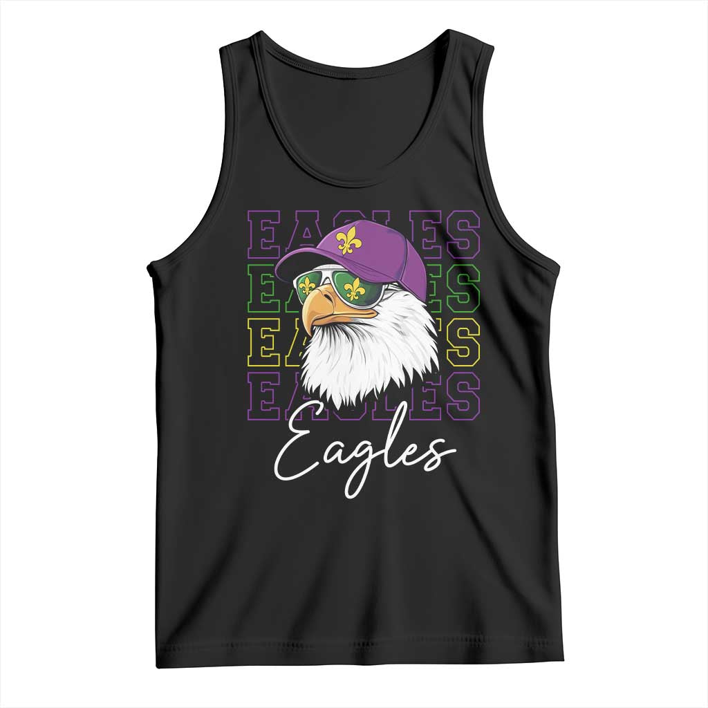Mardi Gras Eagles Tank Top 2025 Champs NOLA Louisiana TS02 Black Print Your Wear