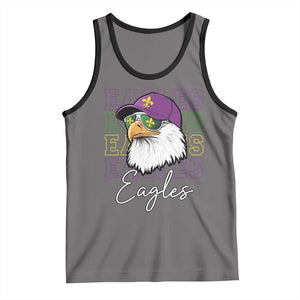 Mardi Gras Eagles Tank Top 2025 Champs NOLA Louisiana TS02 Deep Heather Black Print Your Wear