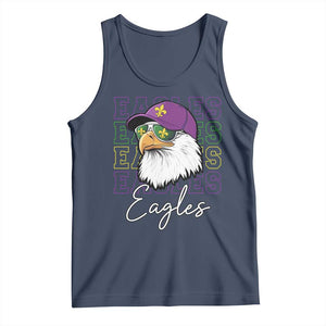 Mardi Gras Eagles Tank Top 2025 Champs NOLA Louisiana TS02 Navy Print Your Wear