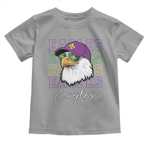 Mardi Gras Eagles Toddler T Shirt 2025 Champs NOLA Louisiana TS02 Sport Gray Print Your Wear