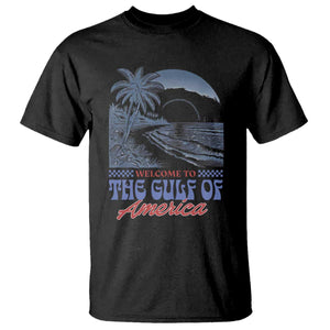 Welcome To America's Gulf T Shirt Retro Vintage Beach TS02 Black Print Your Wear