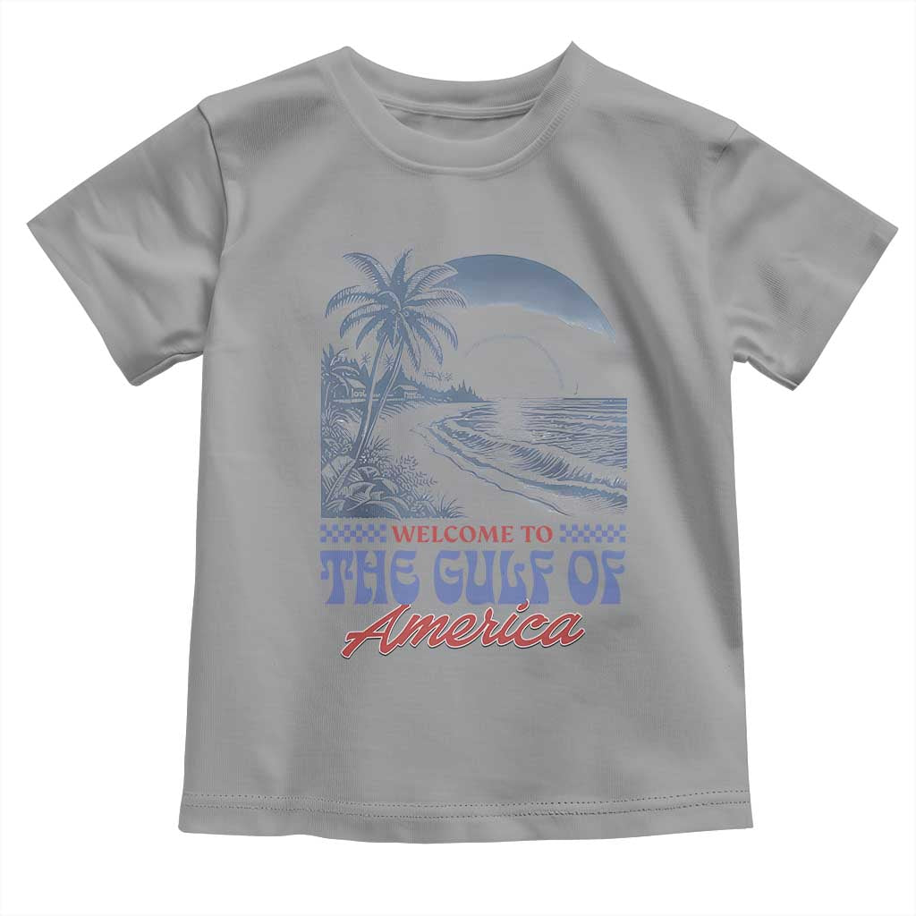 Welcome To America's Gulf Toddler T Shirt Retro Vintage Beach TS02 Sport Gray Print Your Wear