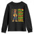 I Am Black Child Youth Sweatshirt Locd Girl African American Pride Black History Month TS02 Black Print Your Wear