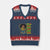I Am Black Child V-Neck Knit Sweater Vest Afro Girl African American Pride Black History Month TS02 Navy Red Print Your Wear