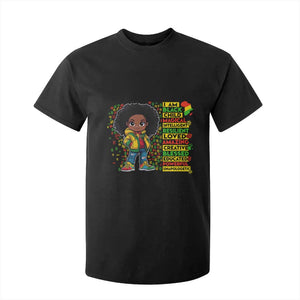 I Am Black Child T Shirt For Kid Afro Girl African American Pride Black History Month TS02 Black Print Your Wear
