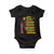 I Am Black Woman Baby Onesie Locd African American Pride Black History Month TS02 Black Print Your Wear