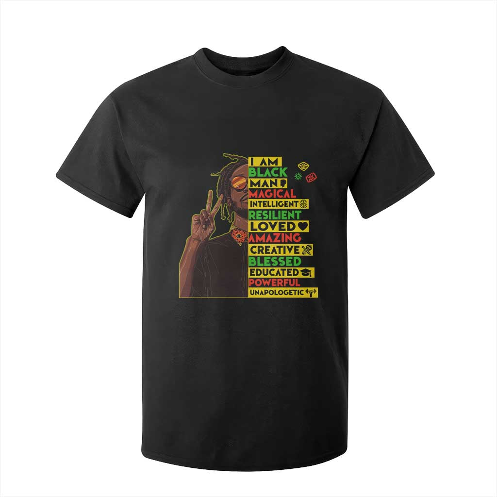 I Am Black Man T Shirt For Kid Cool Locd African American Pride Black History Month TS02 Black Print Your Wear