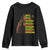 I Am Black Man Youth Sweatshirt Cool Locd African American Pride Black History Month TS02 Black Print Your Wear