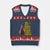 I Am Black Woman V-Neck Knit Sweater Vest Afro African American Pride Black History Month TS02 Navy Red Print Your Wear
