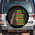 I Am Black Woman Spare Tire Cover Afro African American Pride Black History Month TS02 No hole Black Print Your Wear