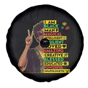 I Am Black Woman Spare Tire Cover Afro African American Pride Black History Month TS02 Print Your Wear