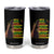 I Am Black Woman Tumbler Cup Afro African American Pride Black History Month TS02 Black Print Your Wear