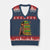 I Am Black Man V-Neck Knit Sweater Vest Afro African American Pride Black History Month TS02 Navy Red Print Your Wear