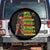 I Am Black Man Spare Tire Cover Afro African American Pride Black History Month TS02 No hole Black Print Your Wear