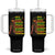 I Am Black Man Tumbler With Handle Afro African American Pride Black History Month TS02 One Size: 40 oz Black Print Your Wear