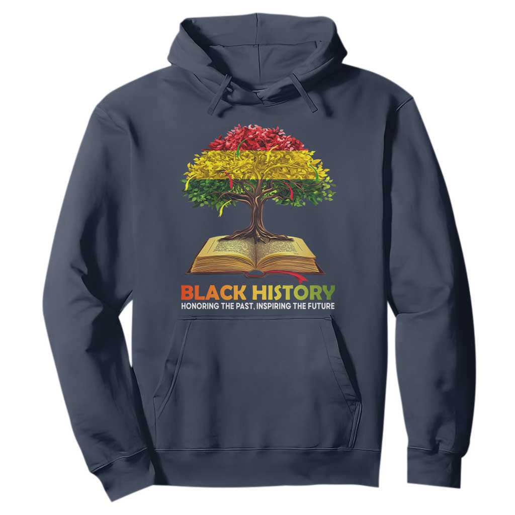 Black History Month Hoodie Honoring The Past Inspiring The Future African American Roots Pride TS02 Navy Print Your Wear