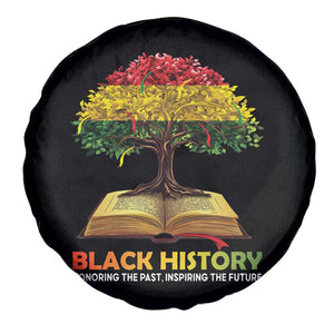 Black History Month Spare Tire Cover Honoring The Past Inspiring The Future African American Roots Pride TS02 Print Your Wear