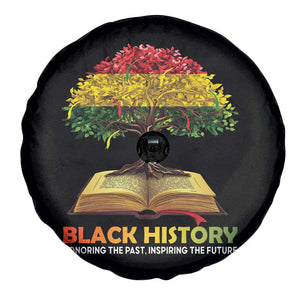 Black History Month Spare Tire Cover Honoring The Past Inspiring The Future African American Roots Pride TS02 Print Your Wear
