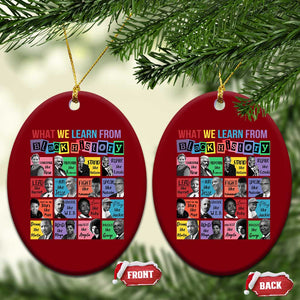 What We Learn From Black History Ceramic Ornament Black Civil Rights Leaders TS02 Print Your Wear