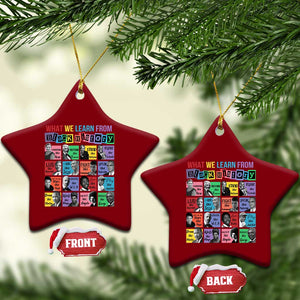 What We Learn From Black History Ceramic Ornament Black Civil Rights Leaders TS02 Print Your Wear