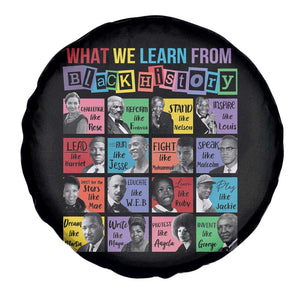 What We Learn From Black History Spare Tire Cover Black Civil Rights Leaders TS02 Print Your Wear