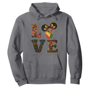 I Am Black Child Hoodie LOVE Black History Month Strong African American Pride TS02 Charcoal Print Your Wear