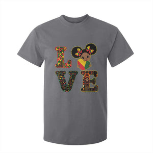 I Am Black Child T Shirt For Kid LOVE Black History Month Strong African American Pride TS02 Charcoal Print Your Wear