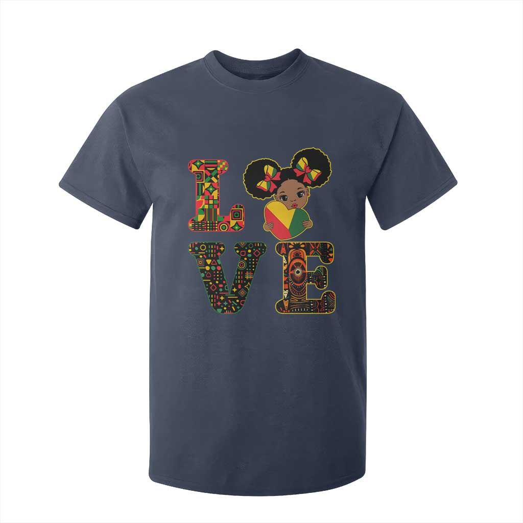 I Am Black Child T Shirt For Kid LOVE Black History Month Strong African American Pride TS02 Navy Print Your Wear